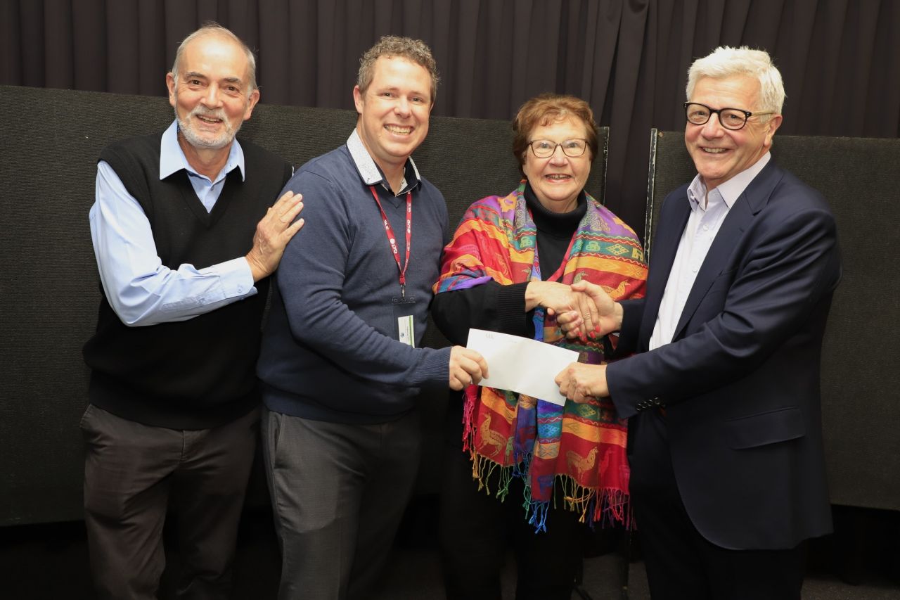 Representatives from OSLC Rochedale and LLL CEO Ross Smith