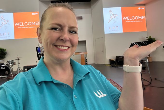 Rhianan at the LIFT Conference
