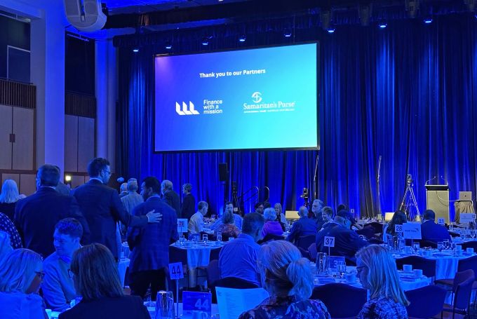 The Great Hall was the scene of the National Prayer Breakfast.