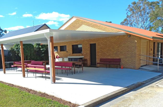 The finished verandah.