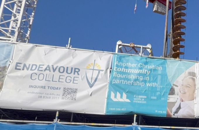 LLL temporary fence signage